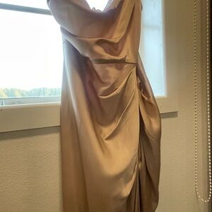 Elegant Satin Evening Dress